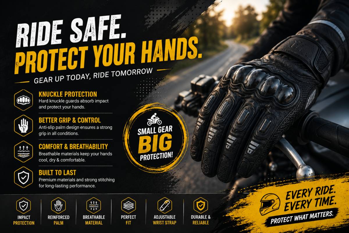 Why Are Motorcycle Riding Gloves Important for Safety? A Complete Guide for Riders in Bangladesh