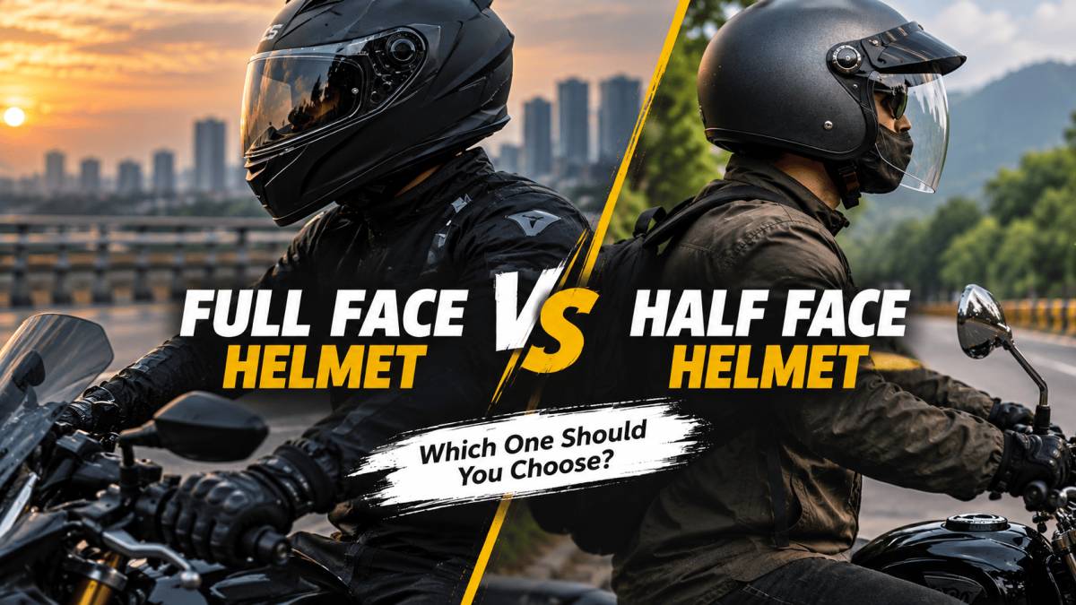 Full Face vs Half Face Helmet: Which One Should You Choose?