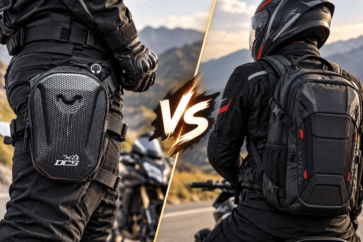 Motorcycle Thigh Bag vs Backpack: Which Is More Convenient?