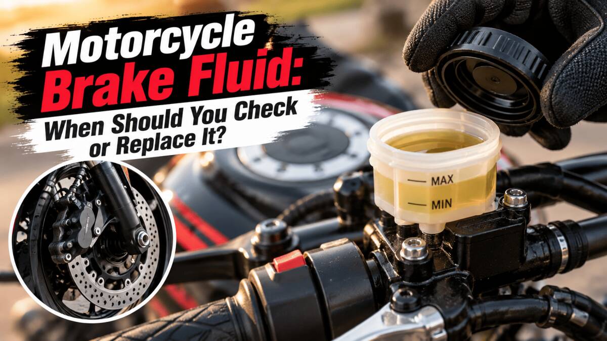 Motorcycle Brake Fluid: When Should You Check or Replace It?