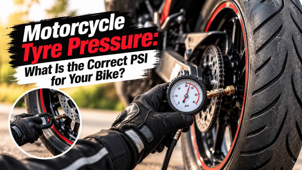 Motorcycle Tyre Pressure: What Is the Correct PSI for Your Bike?