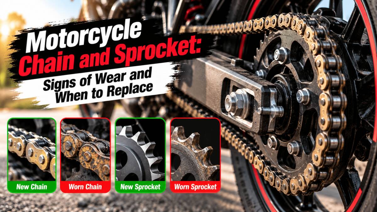 Motorcycle Chain and Sprocket: Signs of Wear and When to Replace