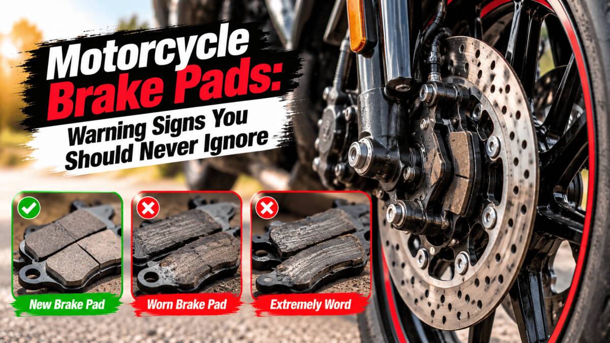 Motorcycle Brake Pads: Warning Signs You Should Never Ignore