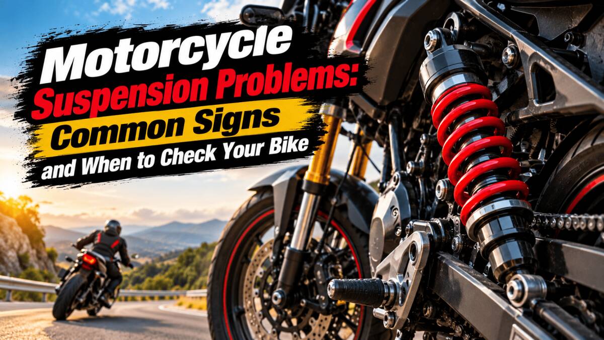 Motorcycle Suspension Problems: Common Signs and When to Check Your Bike