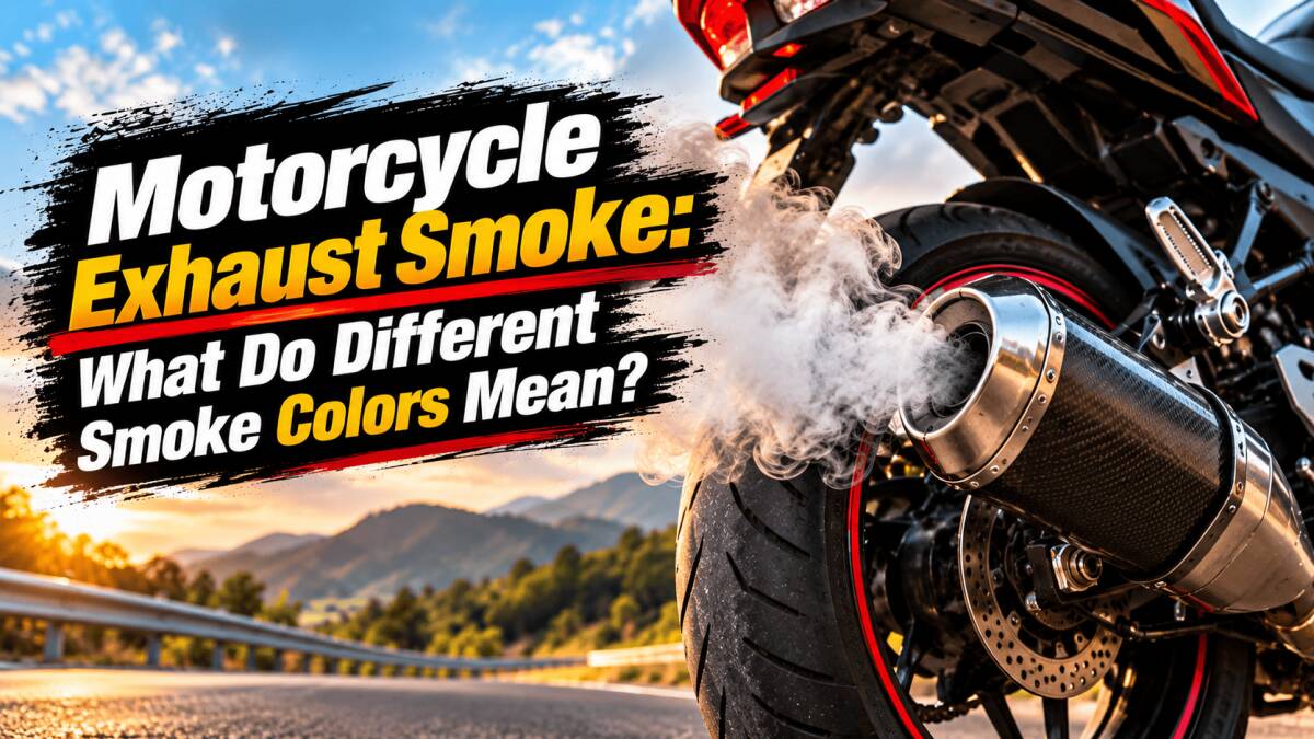 Motorcycle Exhaust Smoke: What Do Different Smoke Colors Mean?