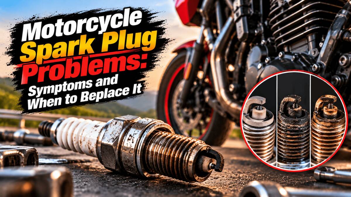 Motorcycle Spark Plug Problems: Symptoms and When to Replace It