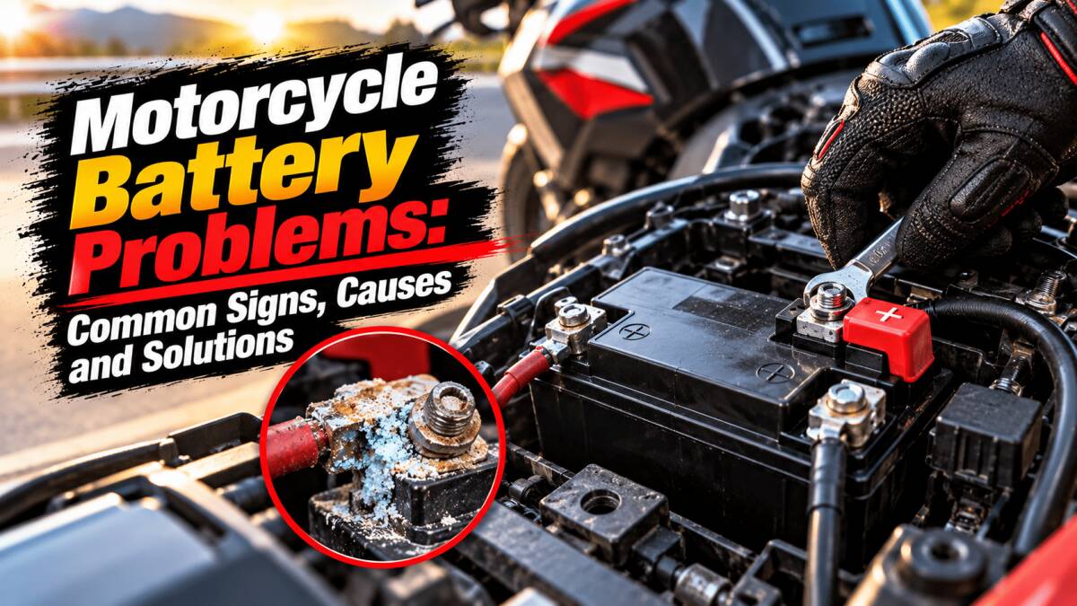 Motorcycle Battery Problems: Common Signs, Causes and Solutions