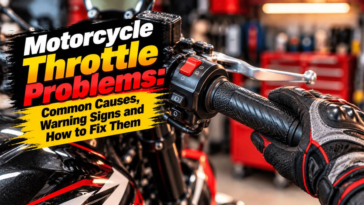 Motorcycle Throttle Problems: Common Causes, Warning Signs and How to Fix Them