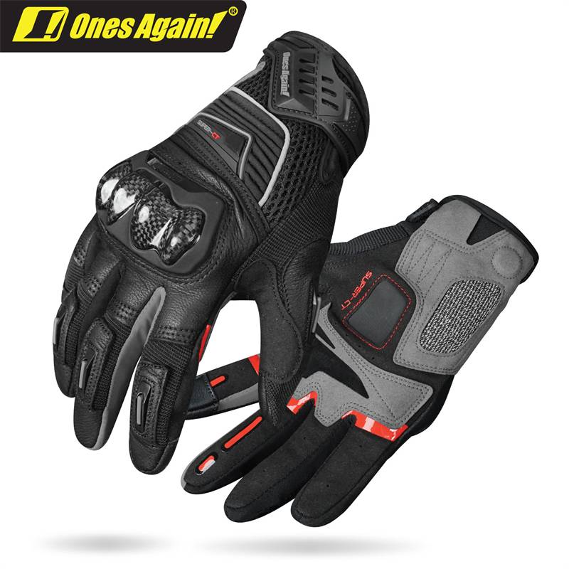 MG08 Carbon Fiber TPU Protected Riding Summer Ventilation Gloves The Devil Shadow