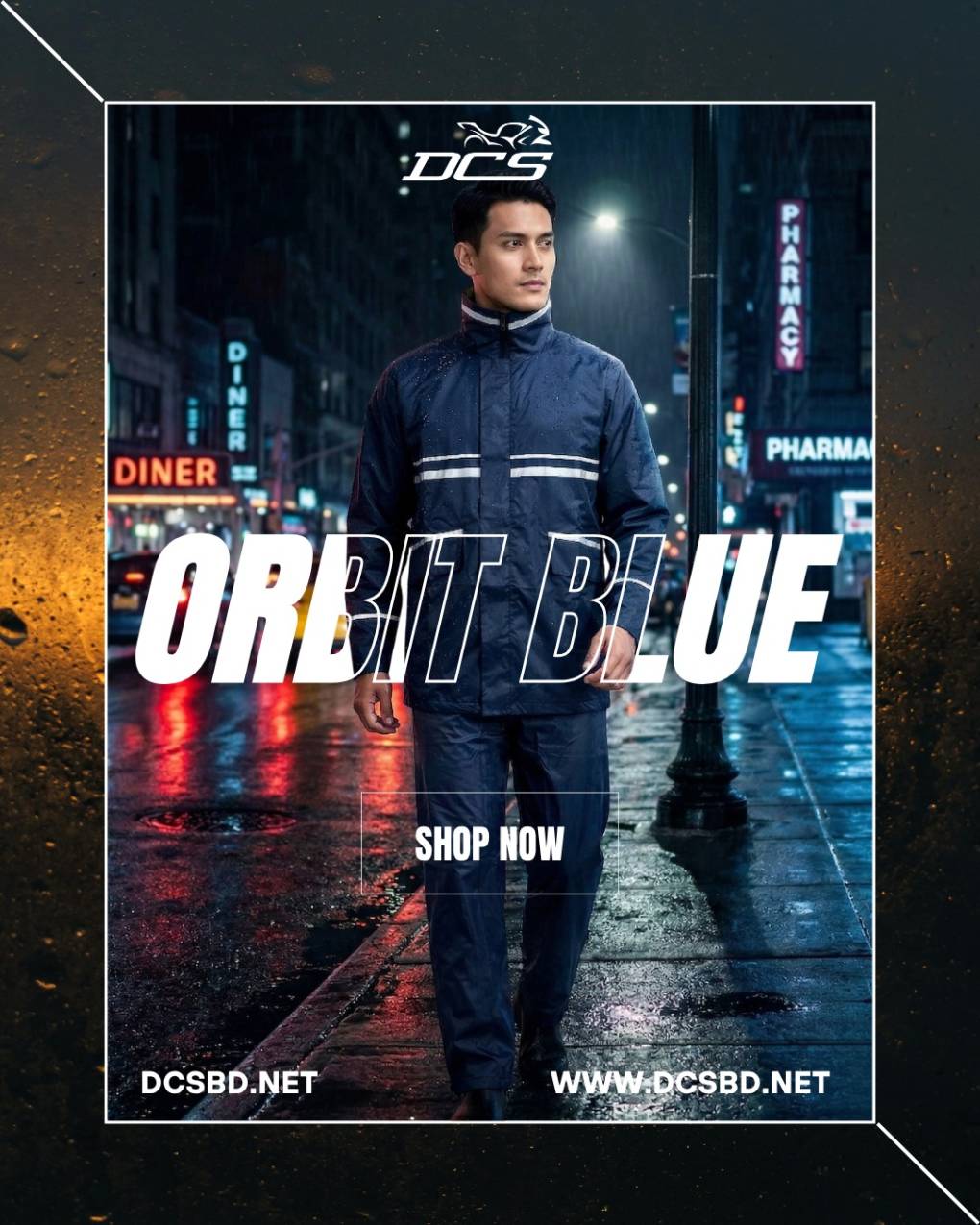 Orbit Raincoat OBT11 Blue