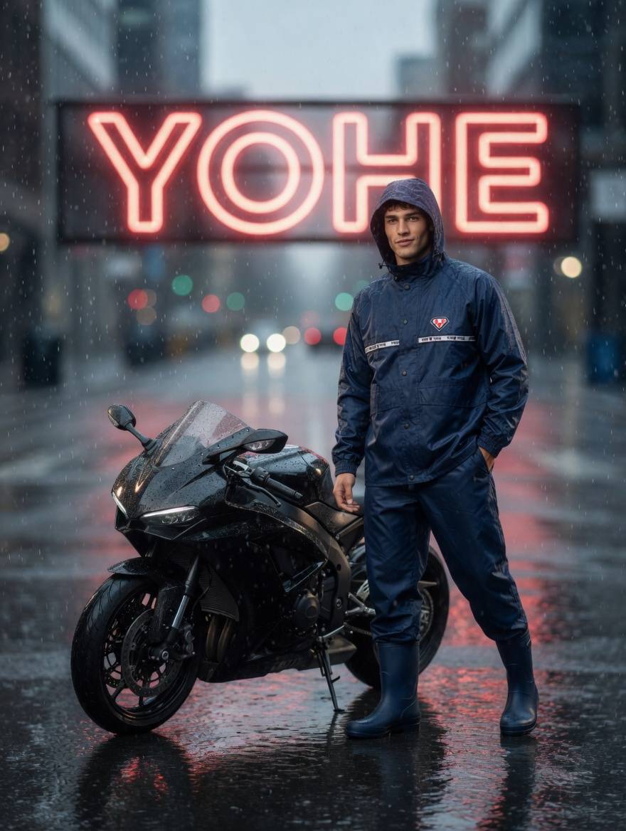 Yohe 100% Waterproof Raincoat