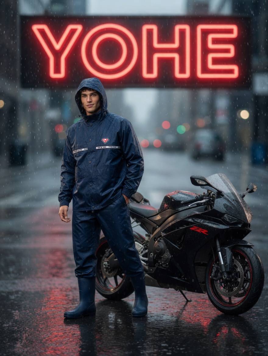 Yohe 100% Waterproof Raincoat