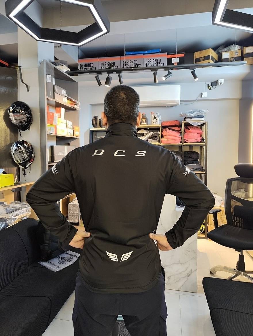 DCS Premium Jet Black Windbreaker Corrugated Offer
