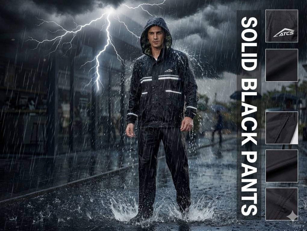 DCS Dual Raincoat Both Side Black