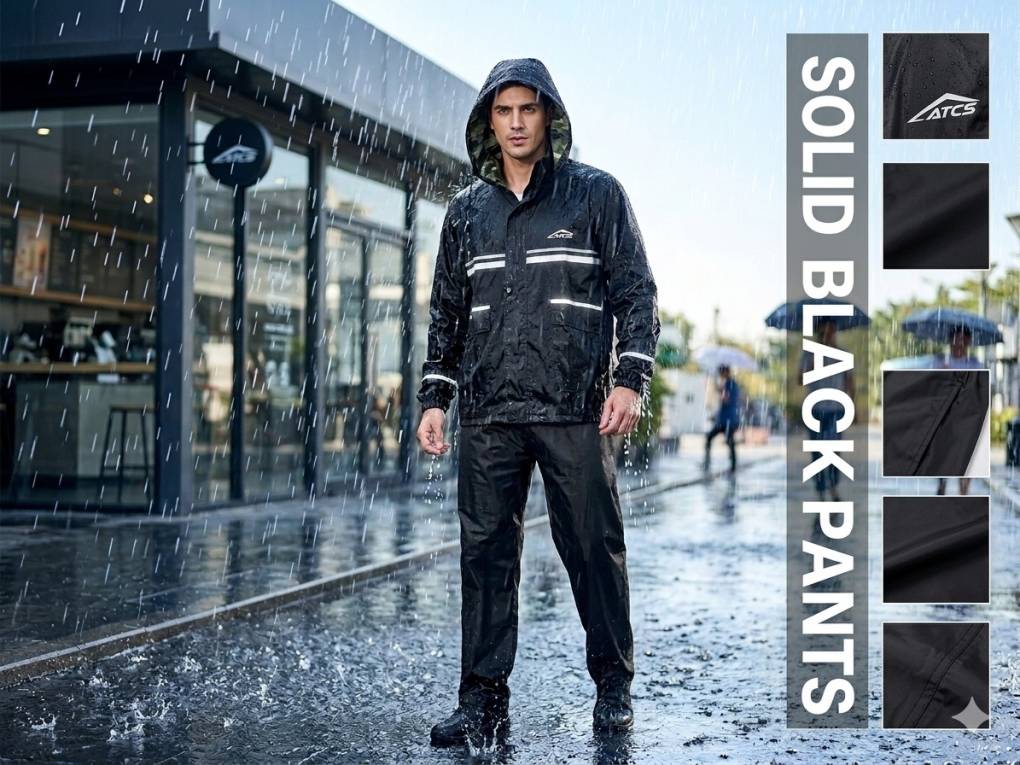 DCS Dual Raincoat Both Side Black