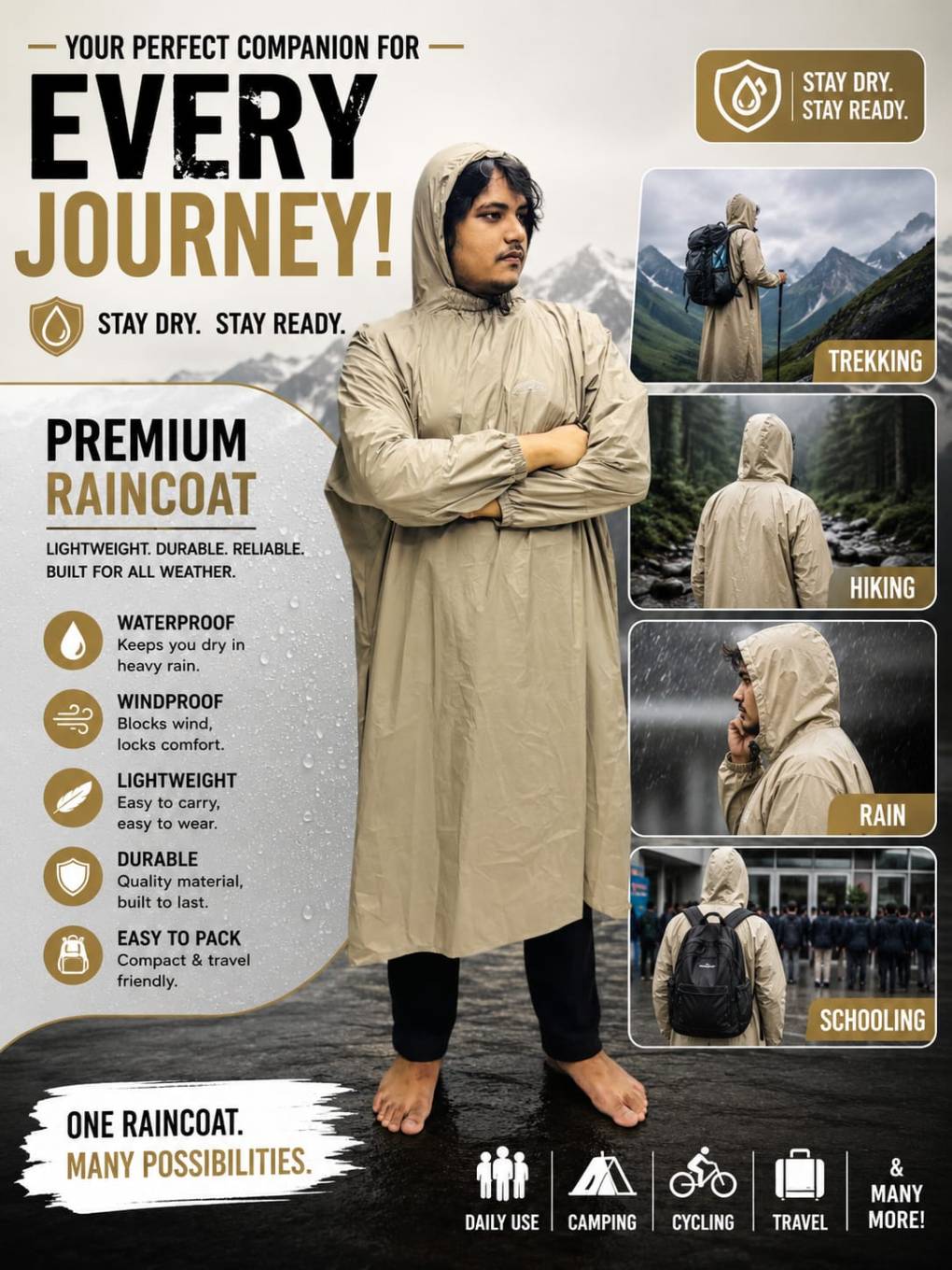 DCS PREMIUM POCNHO