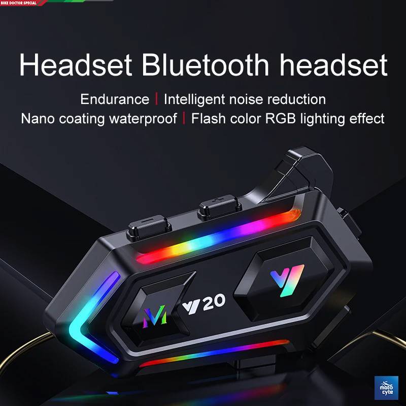 Y20 Wireless Motorcycle Helmet Headset