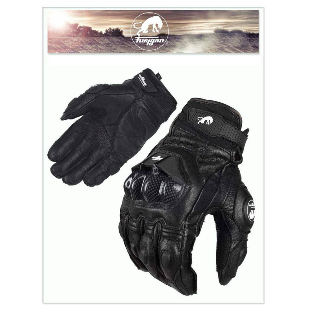 Furygan Afs-6 Full Finger Racing Air Flow System Artificial Leather Motocross Motorcycle Gloves