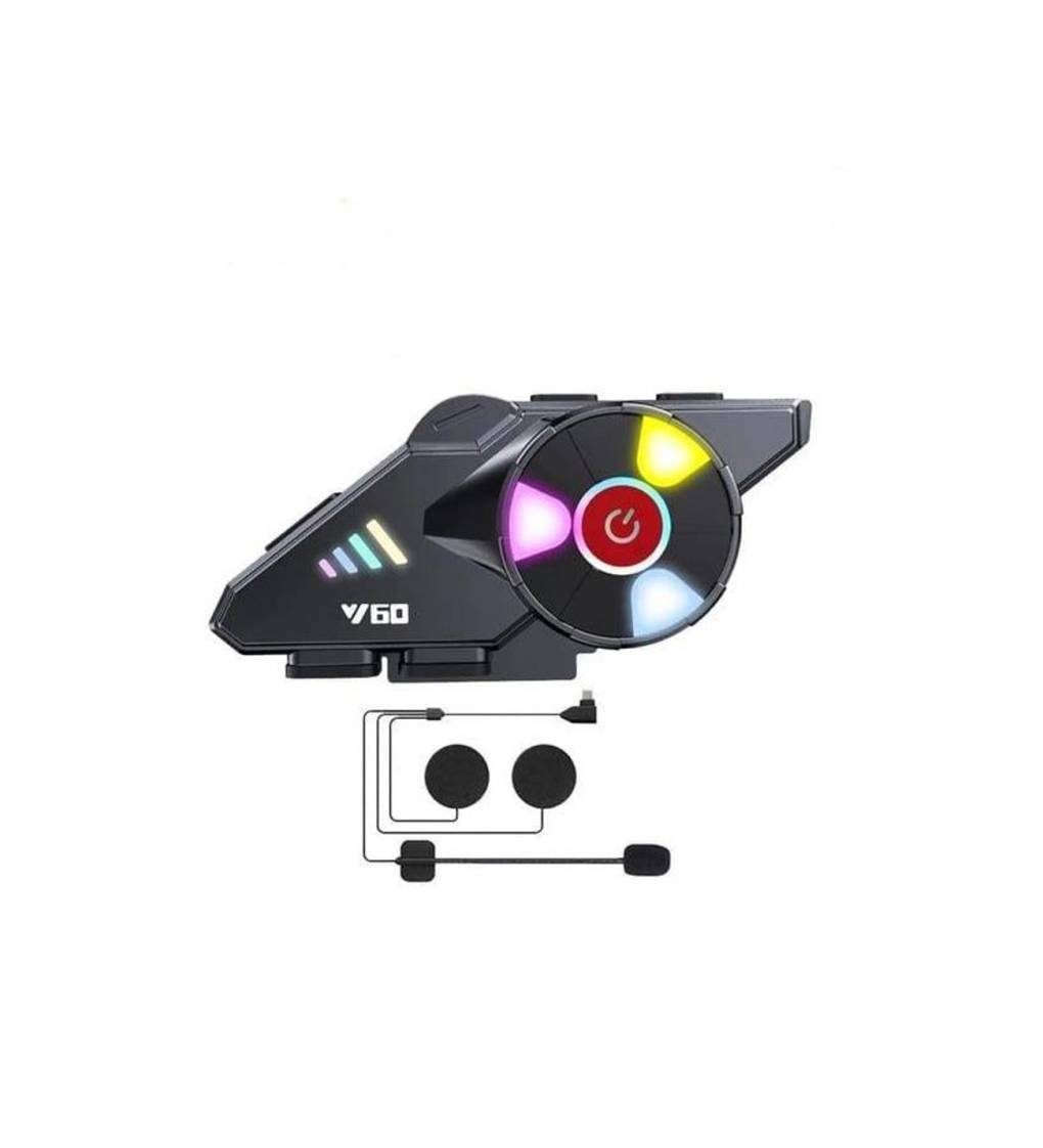 Y60 / Y70 Motorcycle Helmet Bluetooth Headset with RGB Light