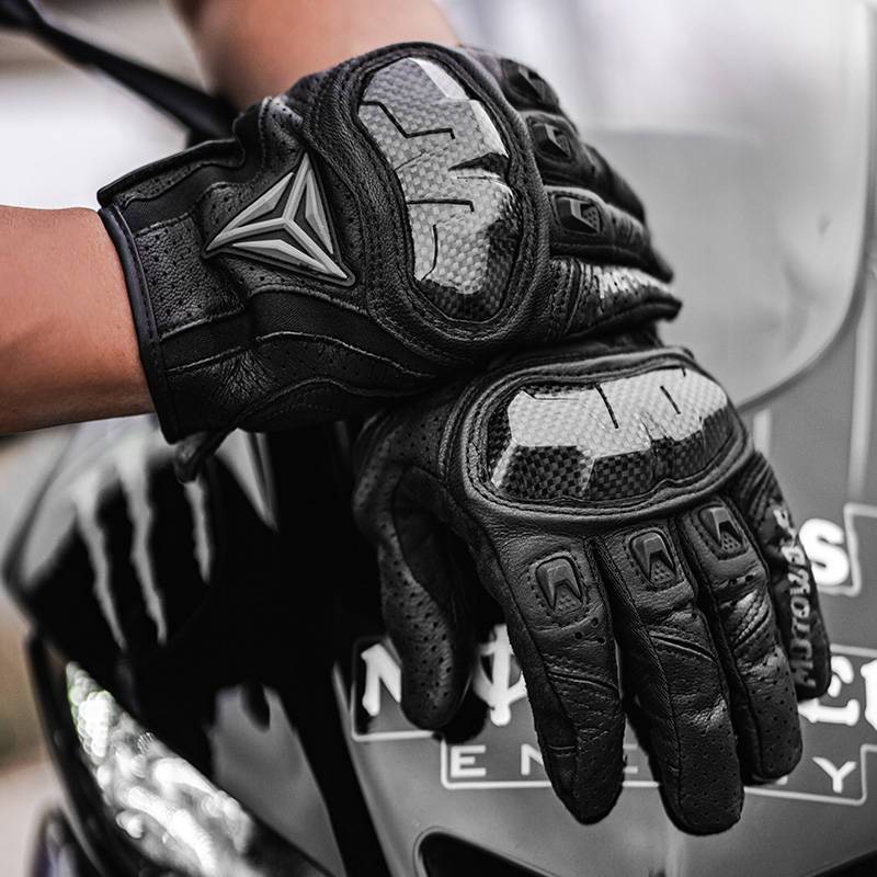 Motowolf Classic Leather Racing Gloves MLD0305