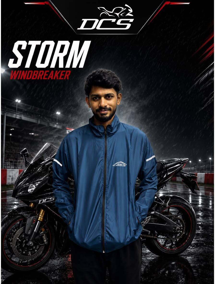 DCS Storm Windbreaker Racing Blue